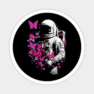 Butterfly Astronaut Astral Space Dreams Magnet